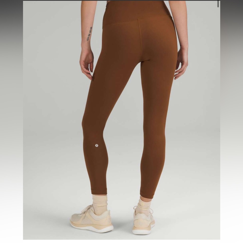 Lululemon Wunder Train High-Rise Tight 25" Roasted Brown 2 W5CQDS high rise
